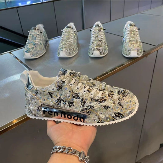 Non-slip Sole Sequin Casual Shoes