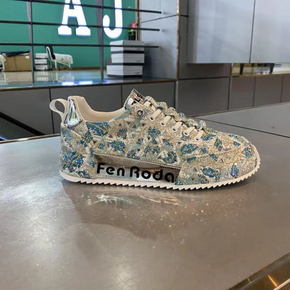 Non-slip Sole Sequin Casual Shoes