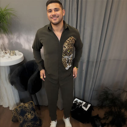Cheetah rhinestone shirt