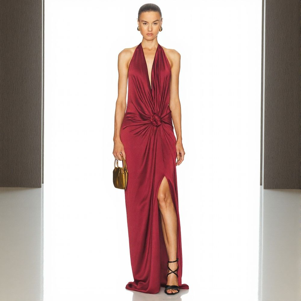 halter neck dress