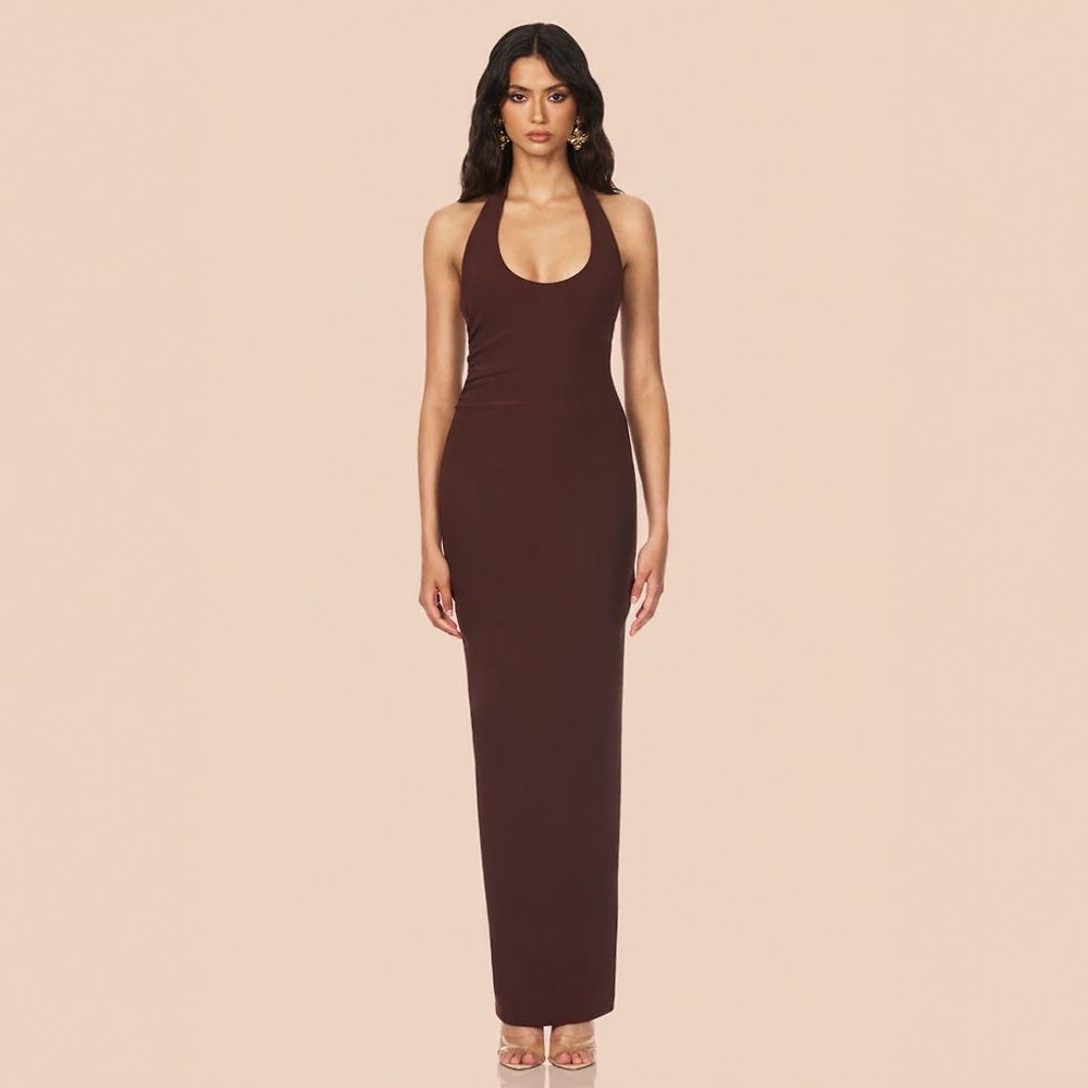 Halter Backless Dress
