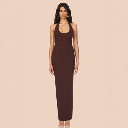 Halter Backless Dress