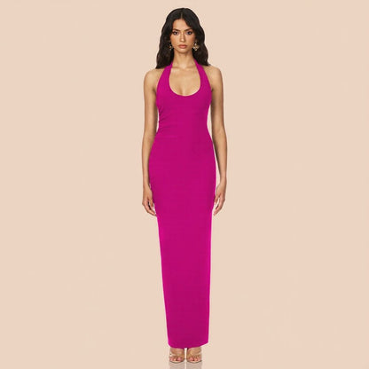 Halter Backless Dress