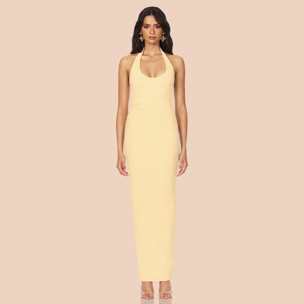 Halter Backless Dress