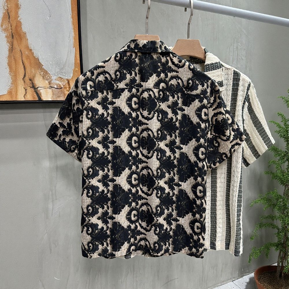 Luxury Pattern Print Blouse
