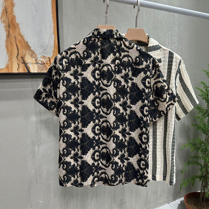 Luxury Pattern Print Blouse