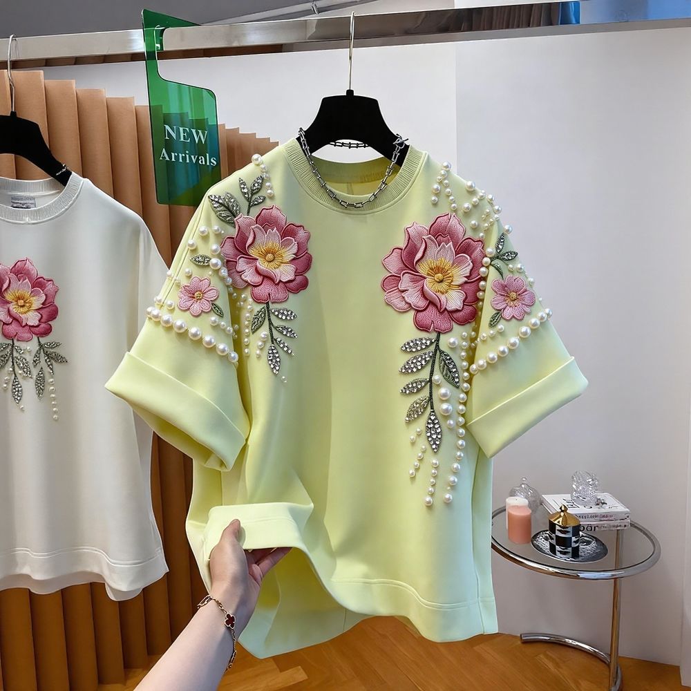 Artisan Beaded Statement Top