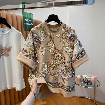 Artisan Beaded Statement Top