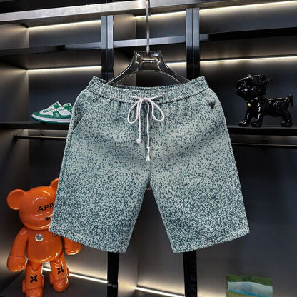 Spot Pattern Five-Point Shorts