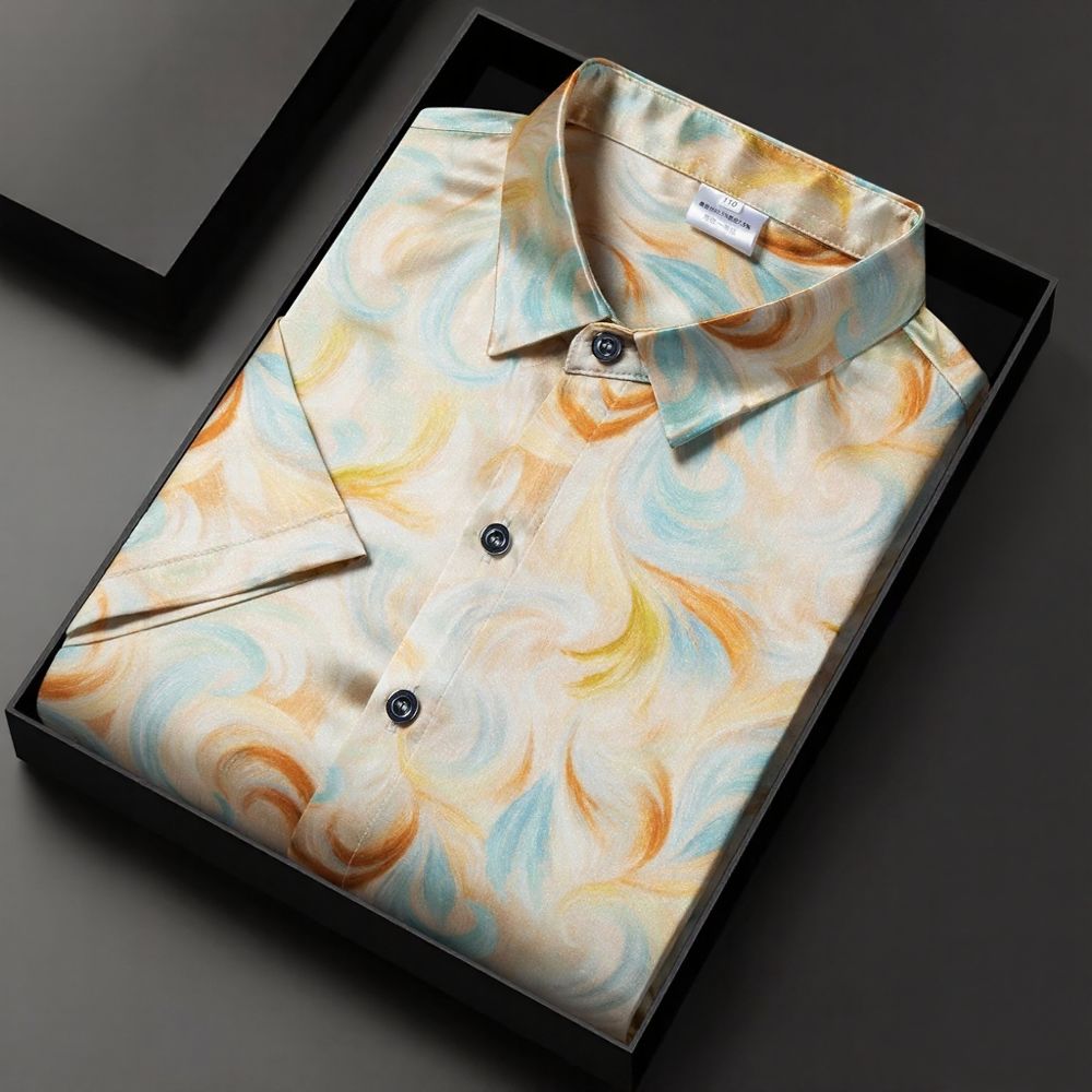 Fluid Pattern Luxury Shirt