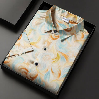 Fluid Pattern Luxury Shirt