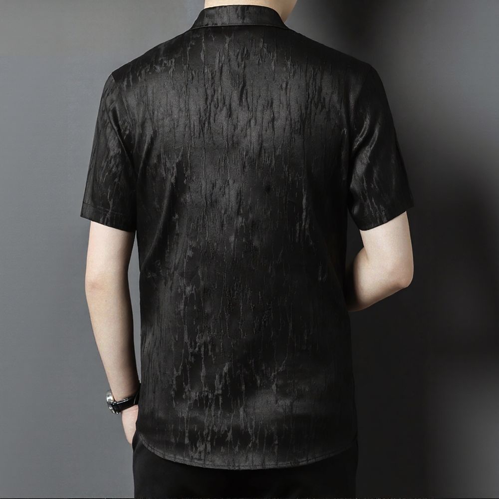 Black Crackle Luxury Shirt