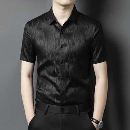 Black Crackle Luxury Shirt