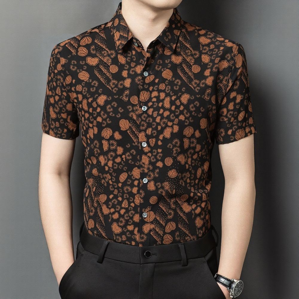 Leaf Pattern Luxury Shirt