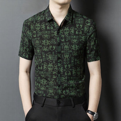 Green Fortune Totem Business Shirt