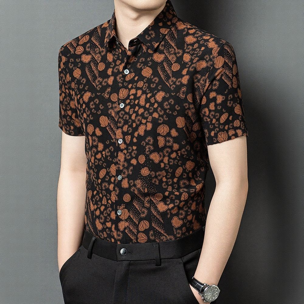 Leaf Pattern Luxury Shirt