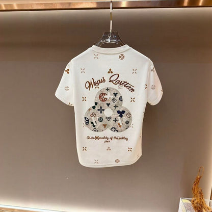 Leaf Pattern T‑Shirt & Shorts Set