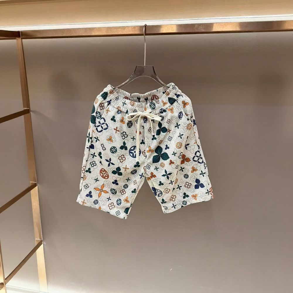 Leaf Pattern T‑Shirt & Shorts Set