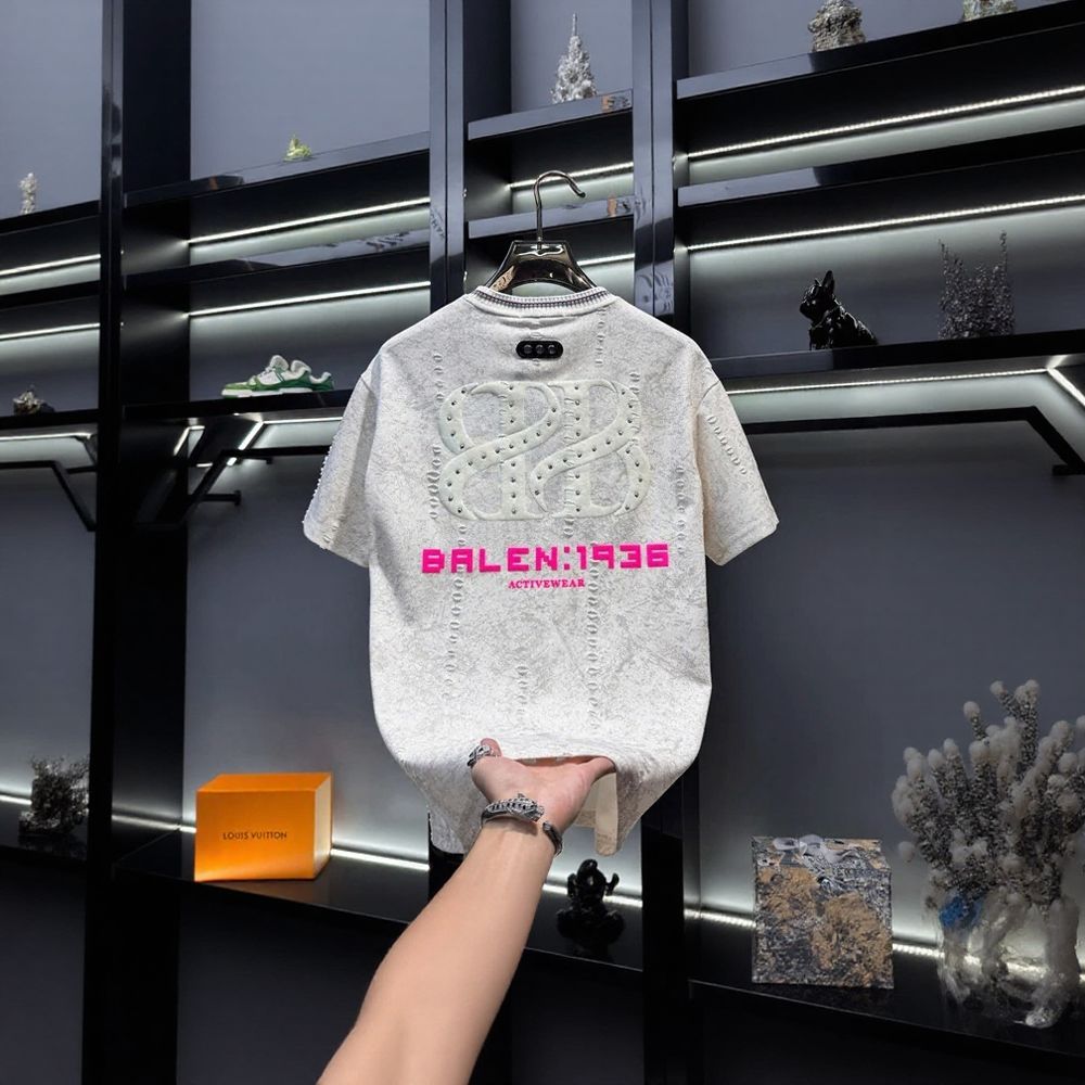 Nail‑Inspired Distressed T‑Shirt