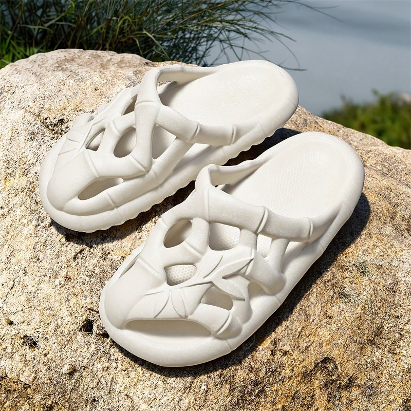 Bamboo Texture Cutout EVA Slides