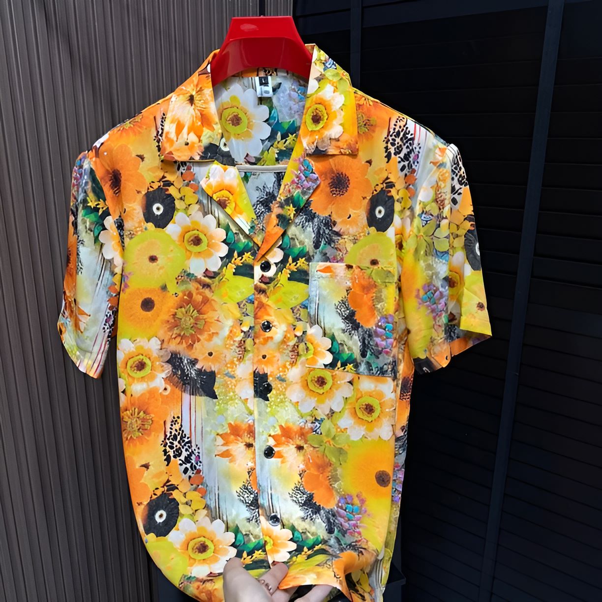 Sunflower Print Shirt