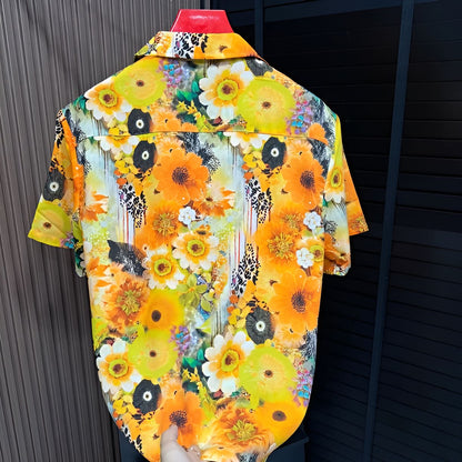Sunflower Print Shirt