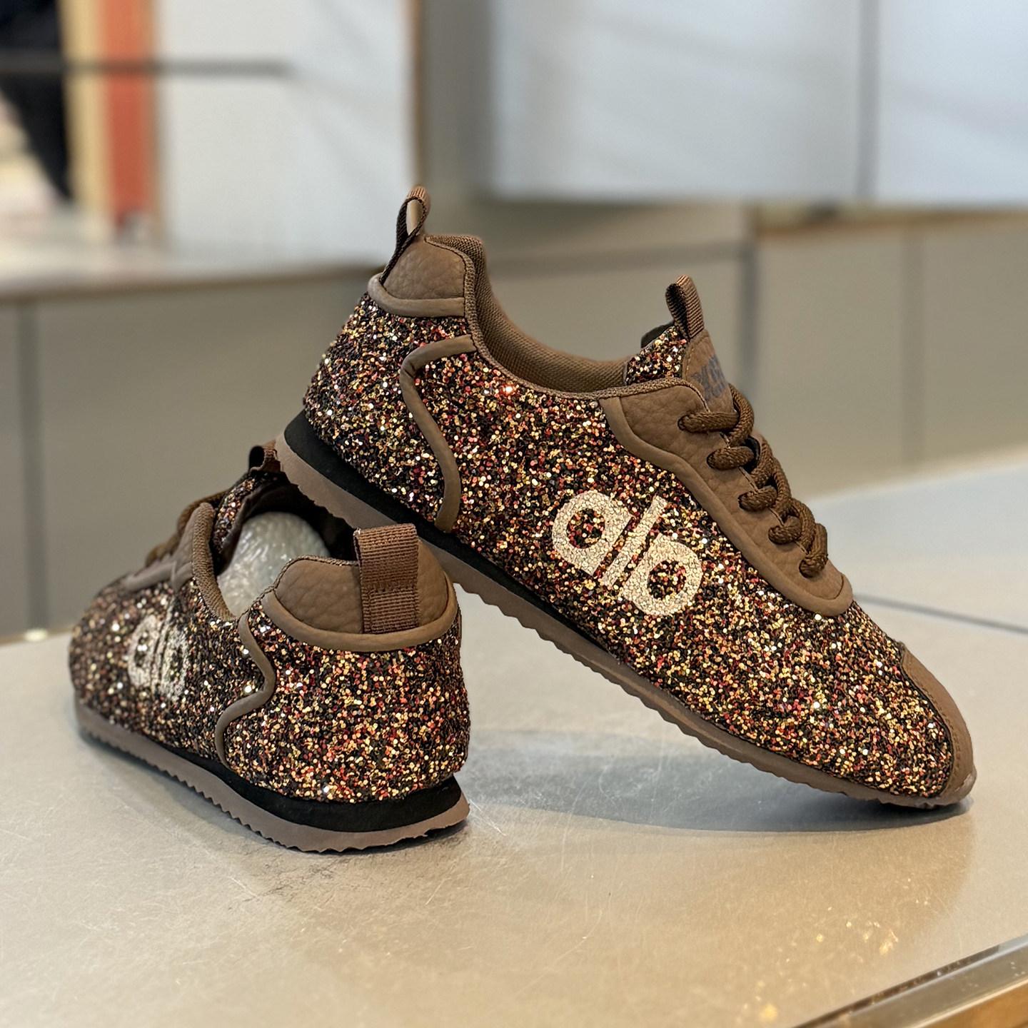 Glam Sequin Sneakers