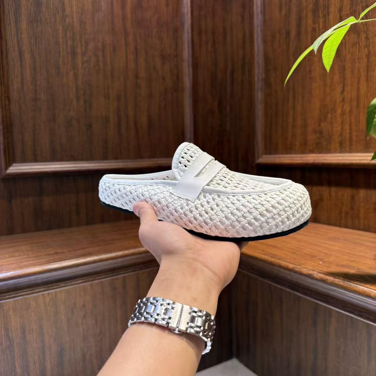 Handwoven Hollow Out Birkenstock Style Shoes