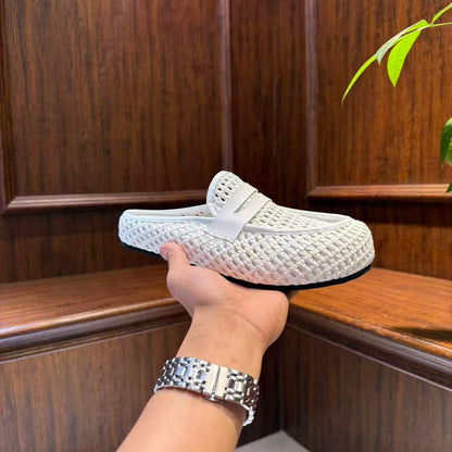 Handwoven Hollow Out Birkenstock Style Shoes