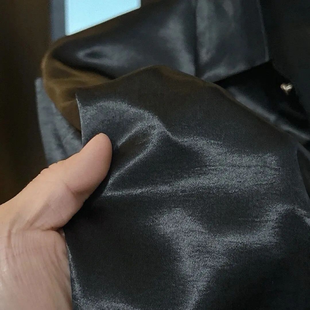Acetate Silky Dress Shirt