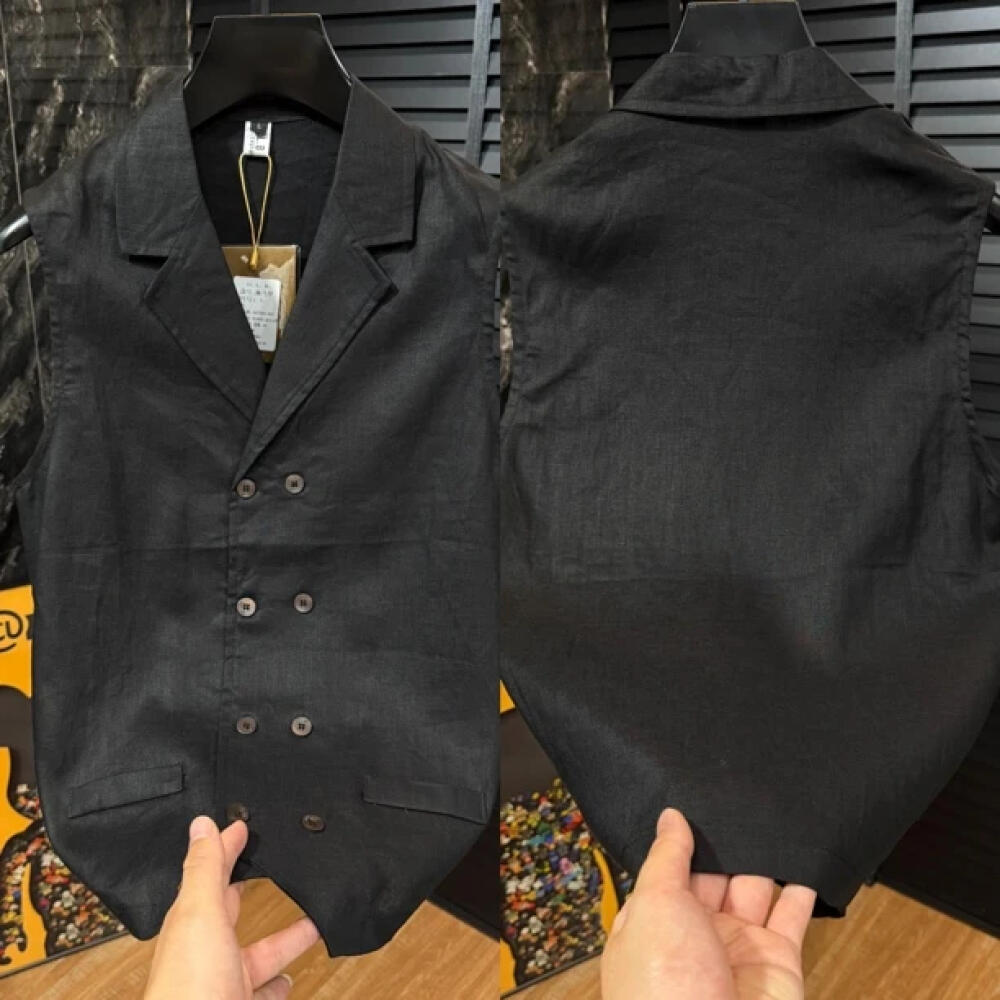 Breathable Linen Vest
