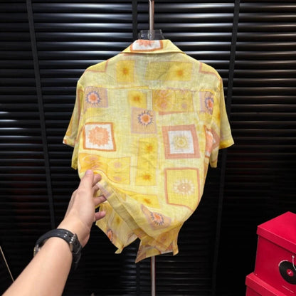 Sunflower Frame Print Shirt