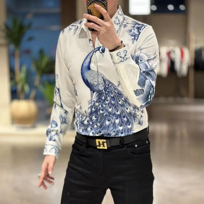 Peacock Business Shirt