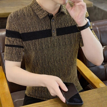 Silk Thread Business Polo Shirt