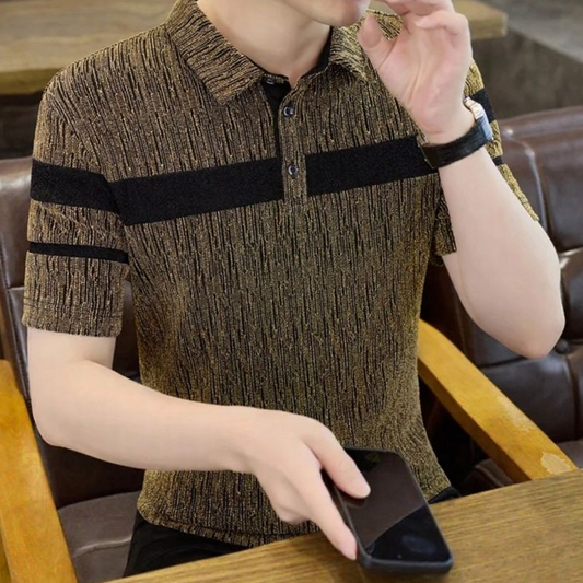 Silk Thread Business Polo Shirt