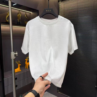 Ice Silk Solid Color T-Shirt