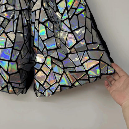 Gradient Patch Shorts