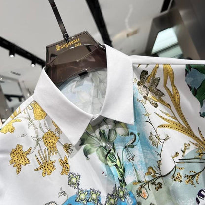 Jungle Leopard Group Print Shirt