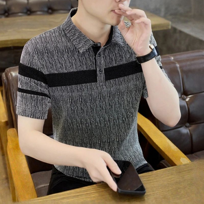 Silk Thread Business Polo Shirt