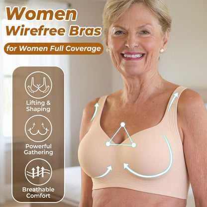 Jelly Bra Plus Size Supportive Seamless Bras(Buy 2 Save 10%)