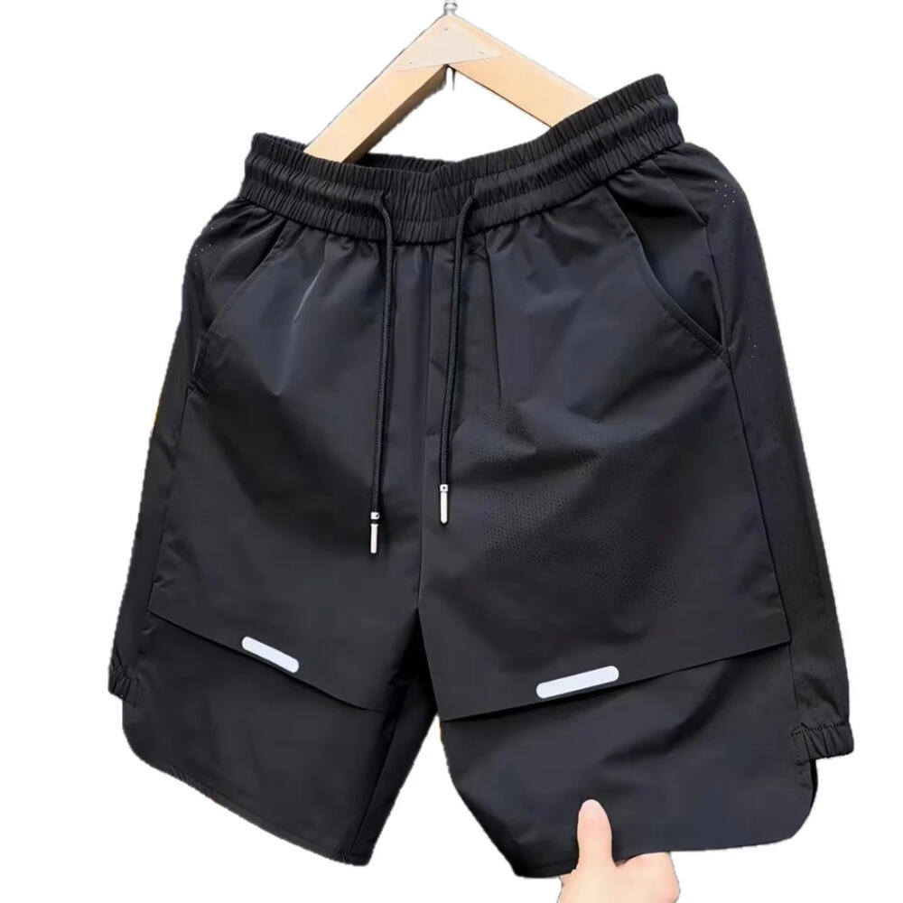 Breathable Mesh Double Layer Fabric Shorts