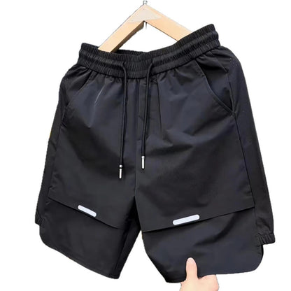Breathable Mesh Double Layer Fabric Shorts