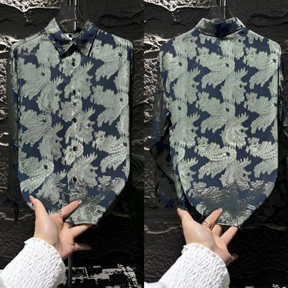 Floral Embossed Shirt
