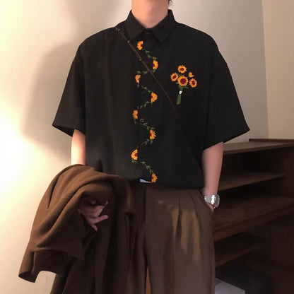 Sunflower Print Shirt