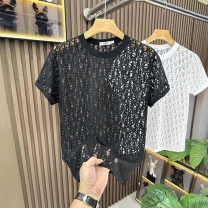Retro mesh t-shirt