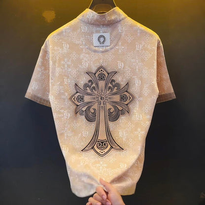 Cross Rhinestone T‑Shirt
