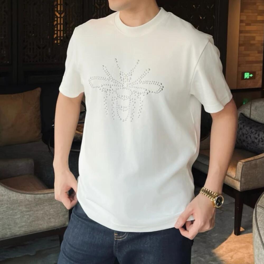 Bee Beaded T‑Shirt