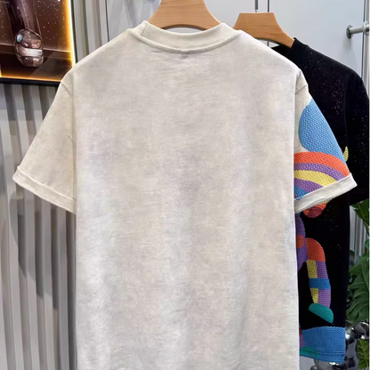 Pony Colorful Print Short-Sleeve