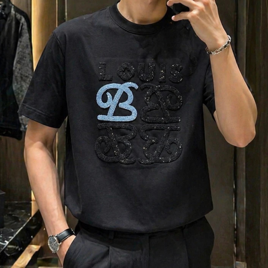 Sequin Letter T‑Shirt