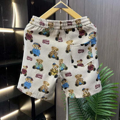 Bear Print Shorts